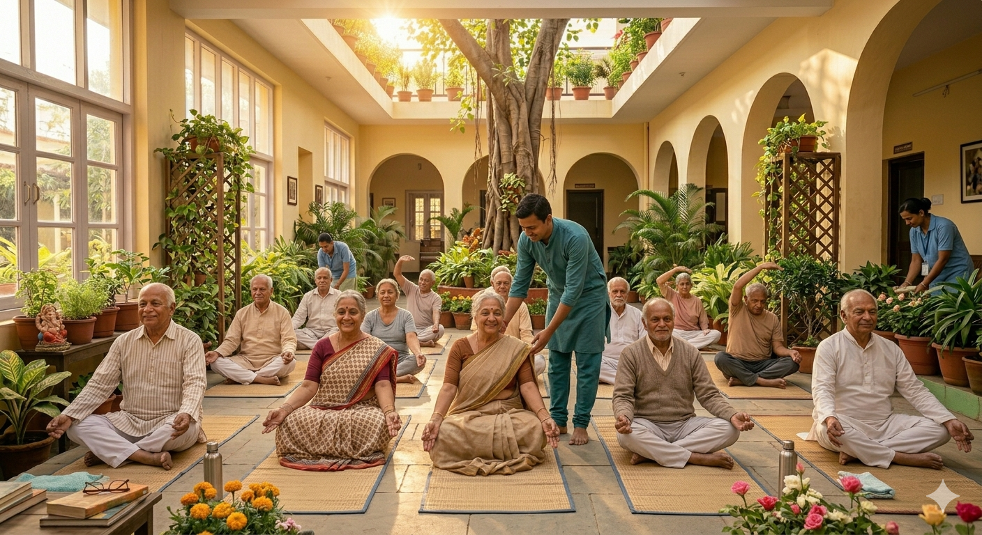 Morning yoga